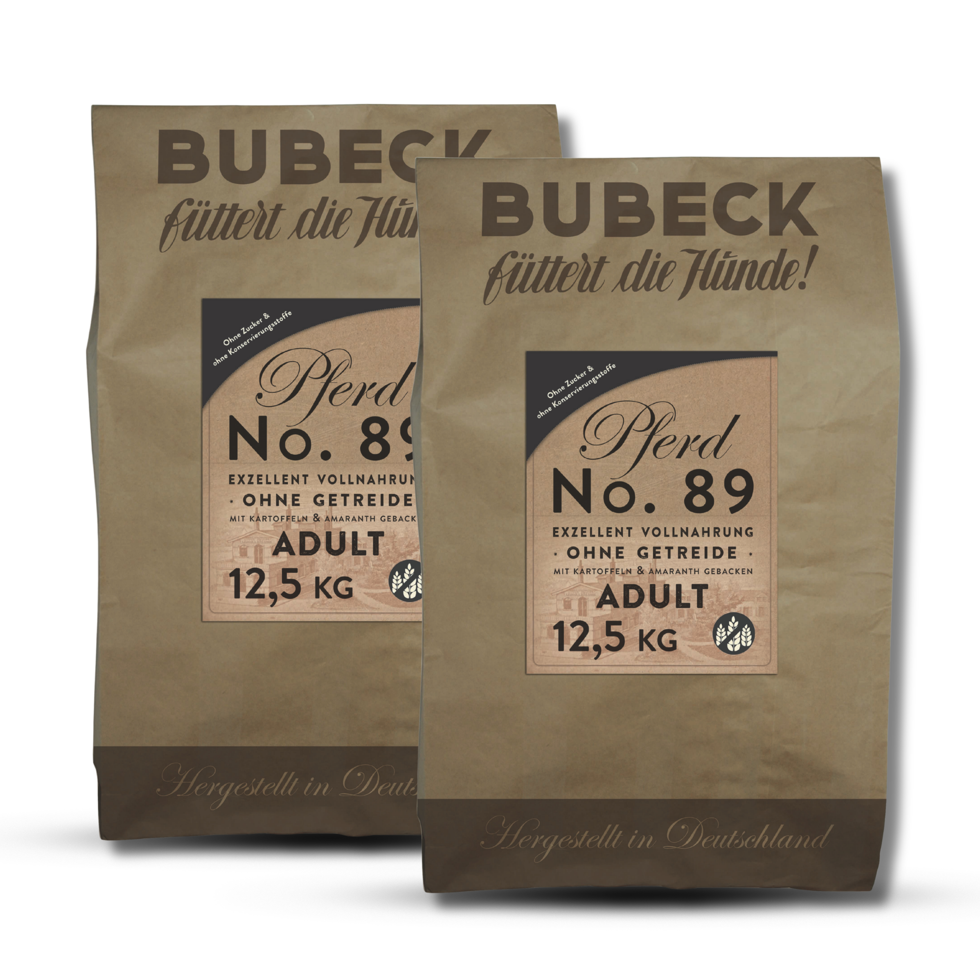 Vorteilspack - Trockenfutter -  No. 89 Pferdefleisch 2 x 12,5kg - getreidefrei