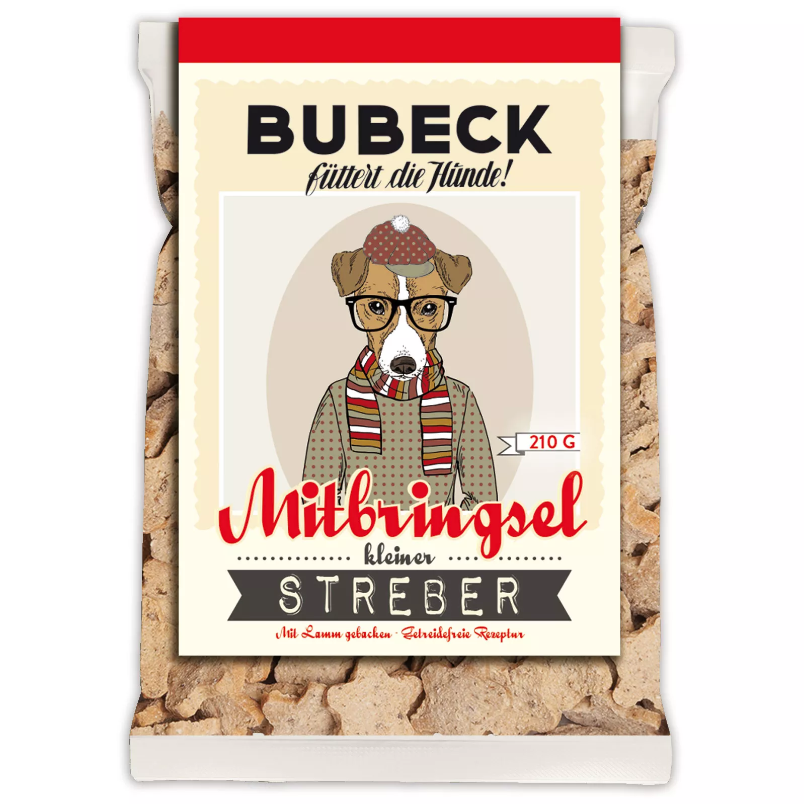 Mitbringsel Hipster Edition 210g | getreidefreie Hundekuchen
