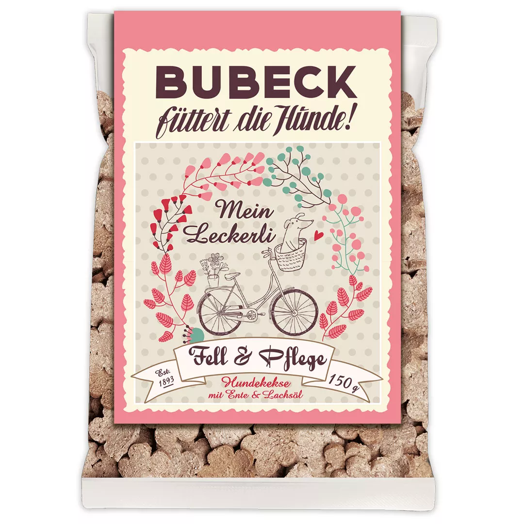 Fell & Pflege 150g | getreidefreie Hundekuchen