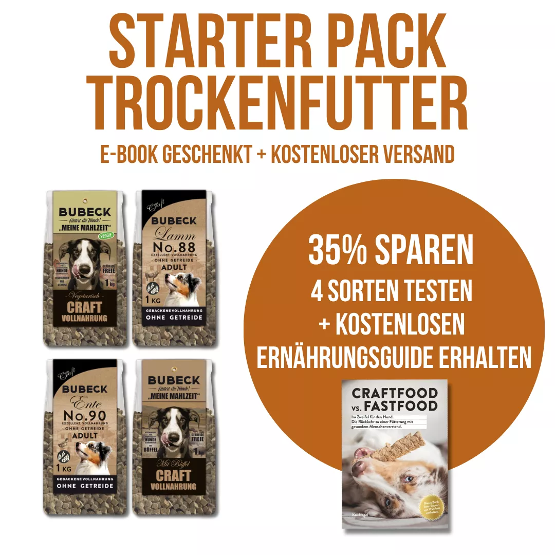 Starterpack Trockenfutter + eBook geschenkt