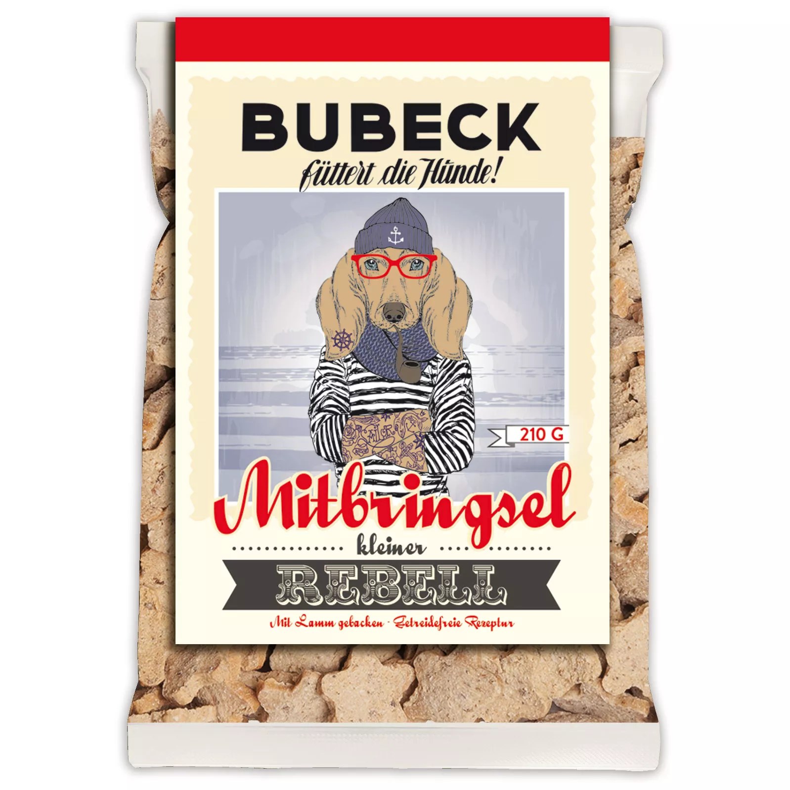 Mitbringsel Hipster Edition 210g | getreidefreie Hundekuchen