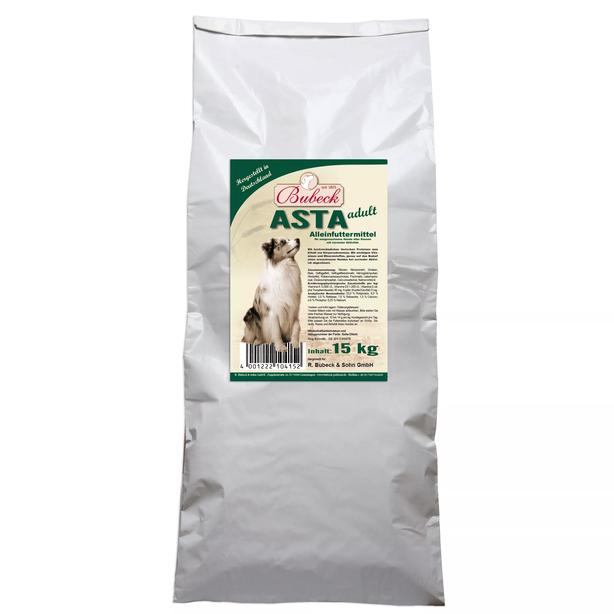 Asta 15kg | Trockenfutter