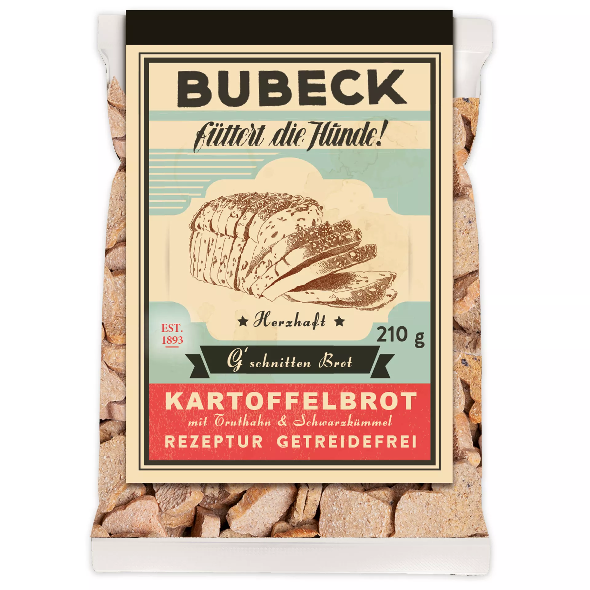 G´Schnitten Brot 210g | getreidefreie Hundekuchen