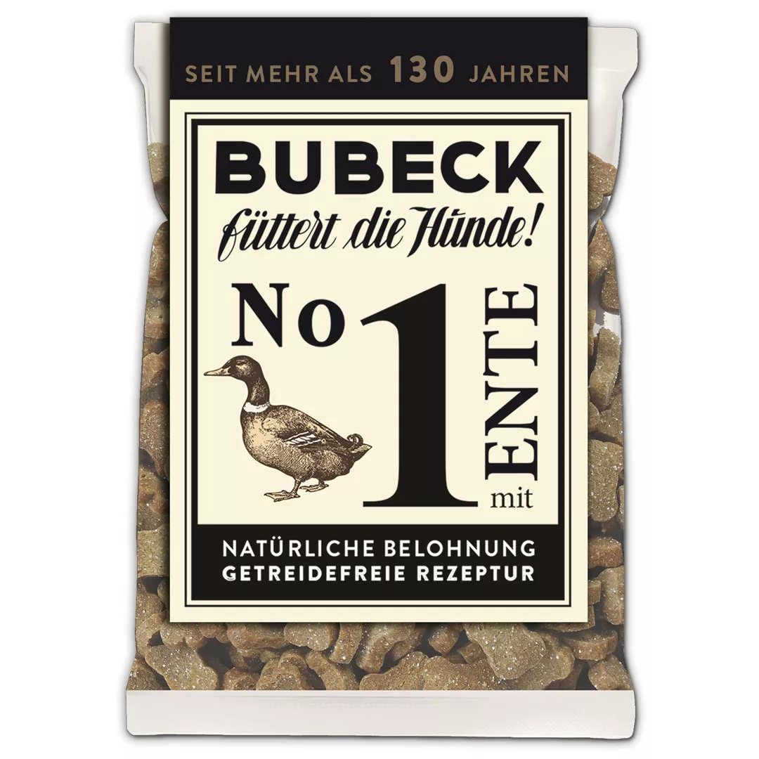 No. 1 mit Ente 210g | getreidefreie Hundekuchen