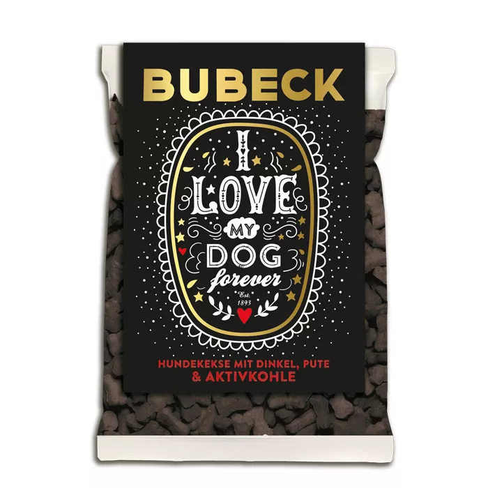 Black Craft mit Dinkel und Aktivkohle 210g | weizenfreie Hundekuchen