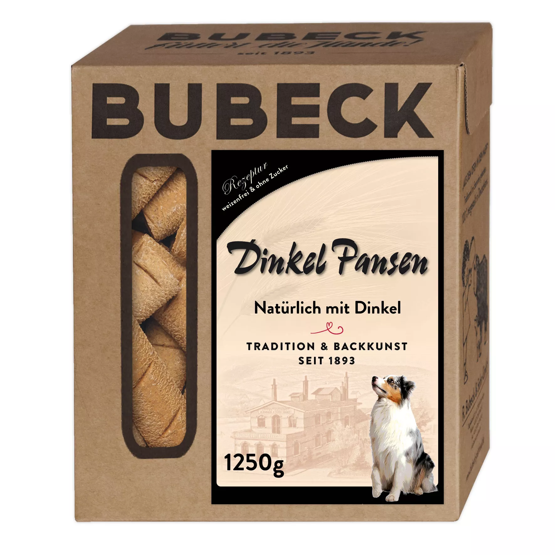 Dinkel Pansen Brot 1250g | weizenfreie Hundekuchen