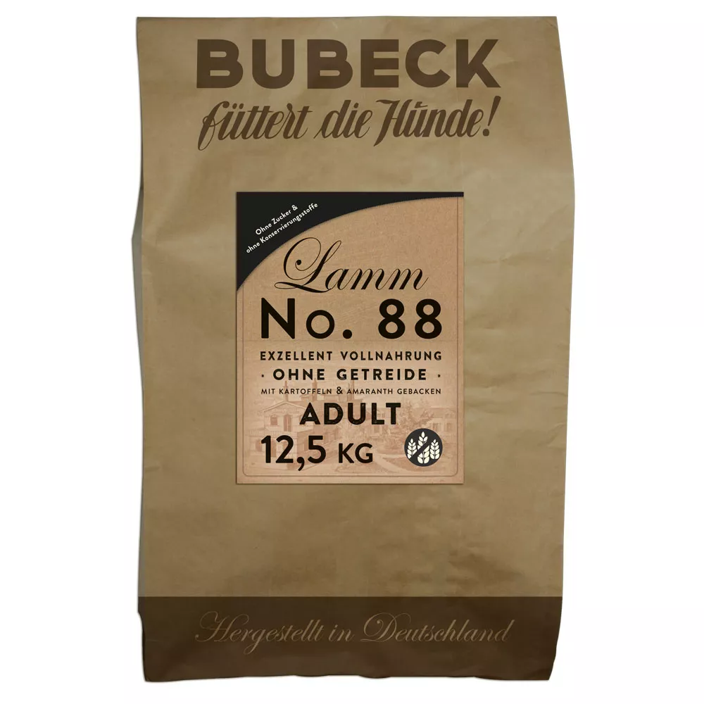 Vorteilspack - Trockenfutter - No. 88 Lammfleisch - getreidefrei - 2 x 12,5 Kg