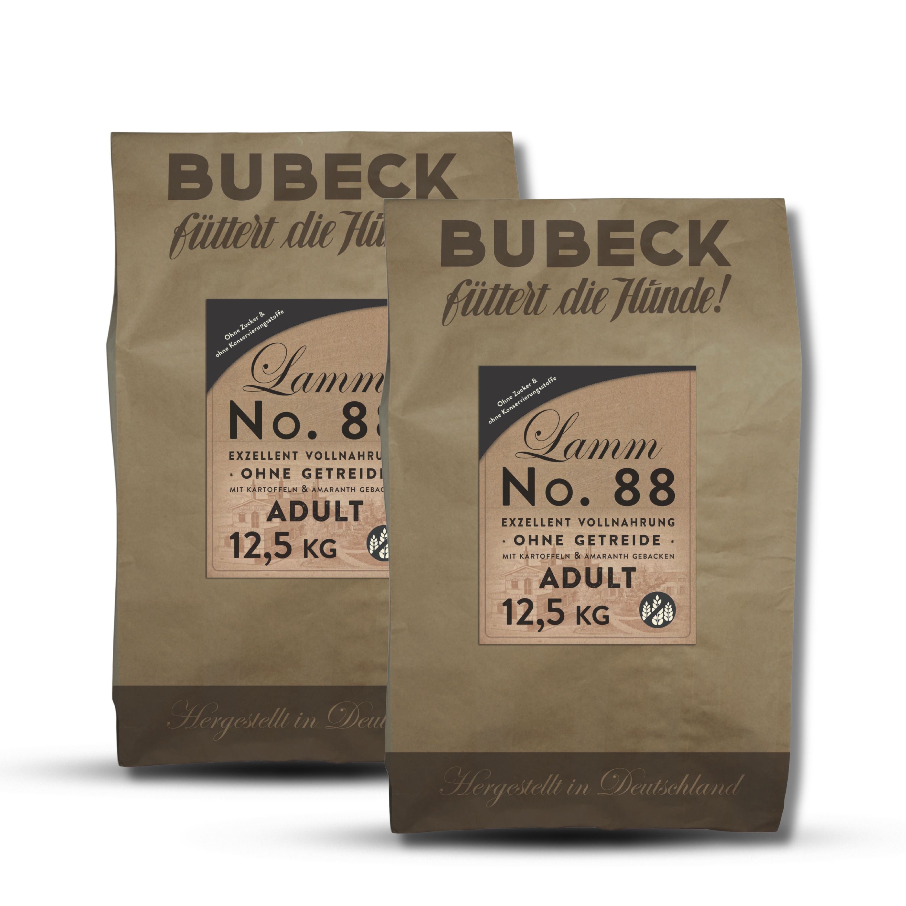 Vorteilspack - Trockenfutter - No. 88 Lammfleisch - getreidefrei - 2 x 12,5 Kg